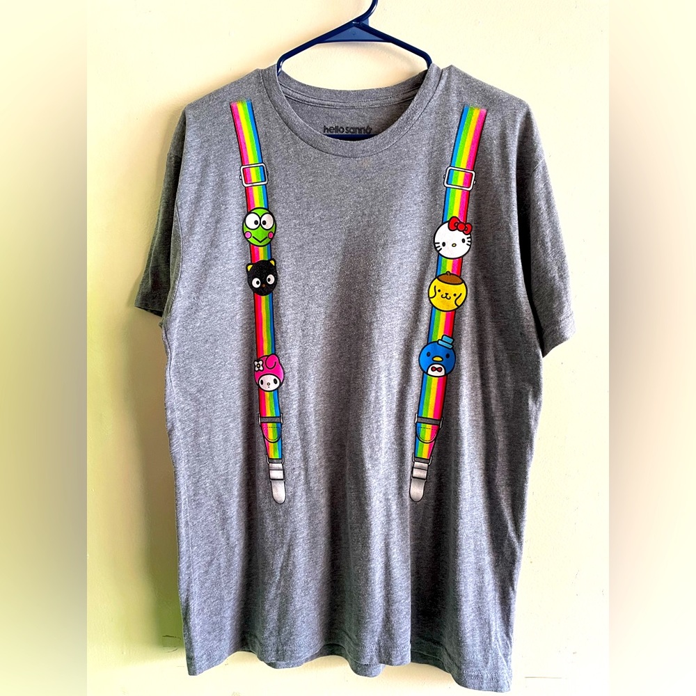 Hello Sanrio Suspender Unisex Tshirt